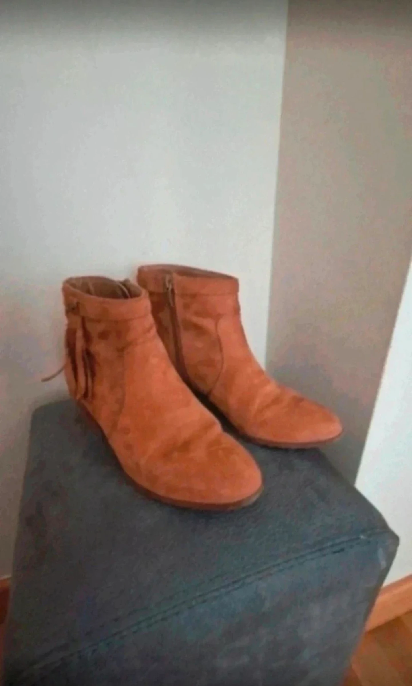 Botines de mujer, color marron-camel, talla 38 – photo 2